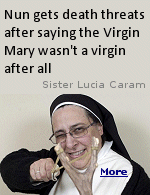 A nun has incurred the wrath of the Catholic Church by suggesting on a daytime TV show that the Virgin Mary wasn't really a virgin.